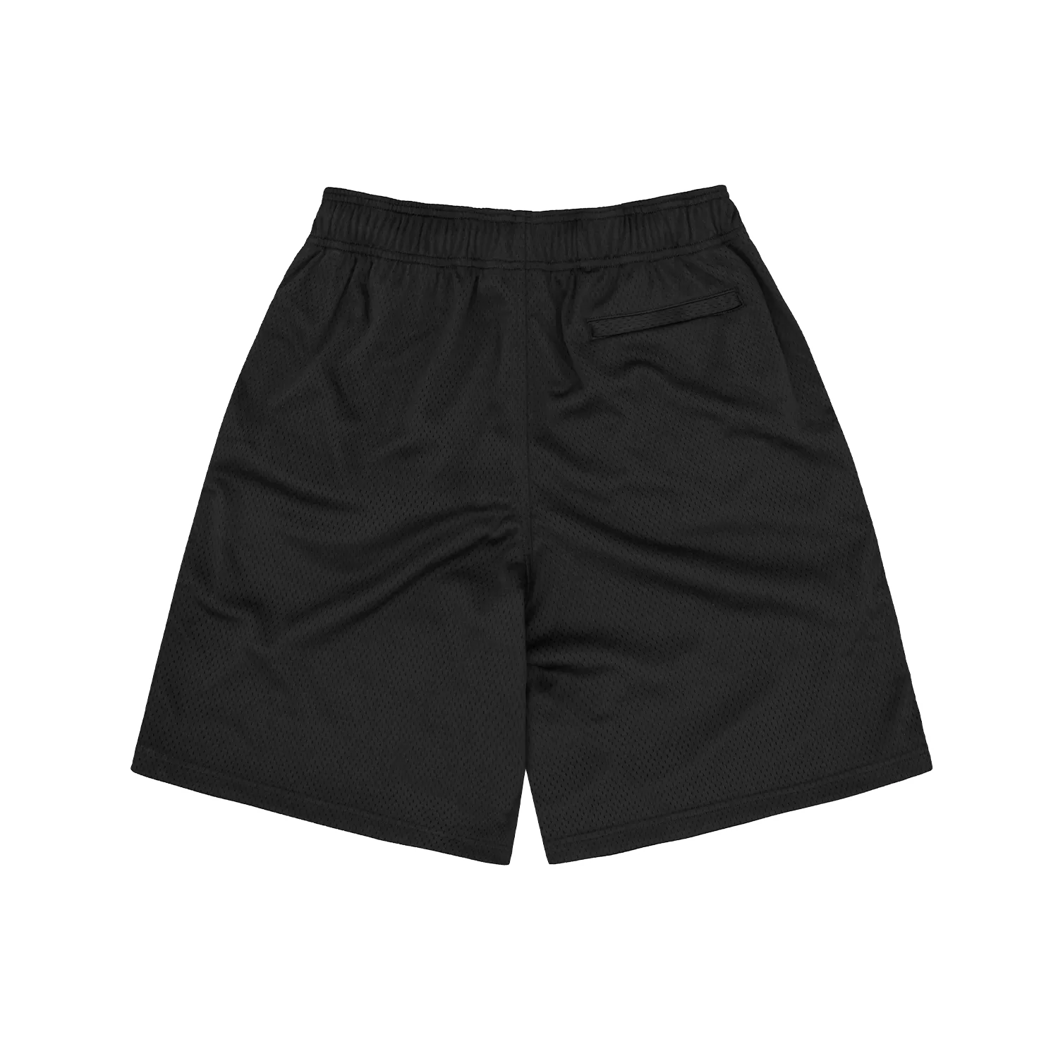Corteiz Mini Island Mesh Short Schwarz Reissverschluss