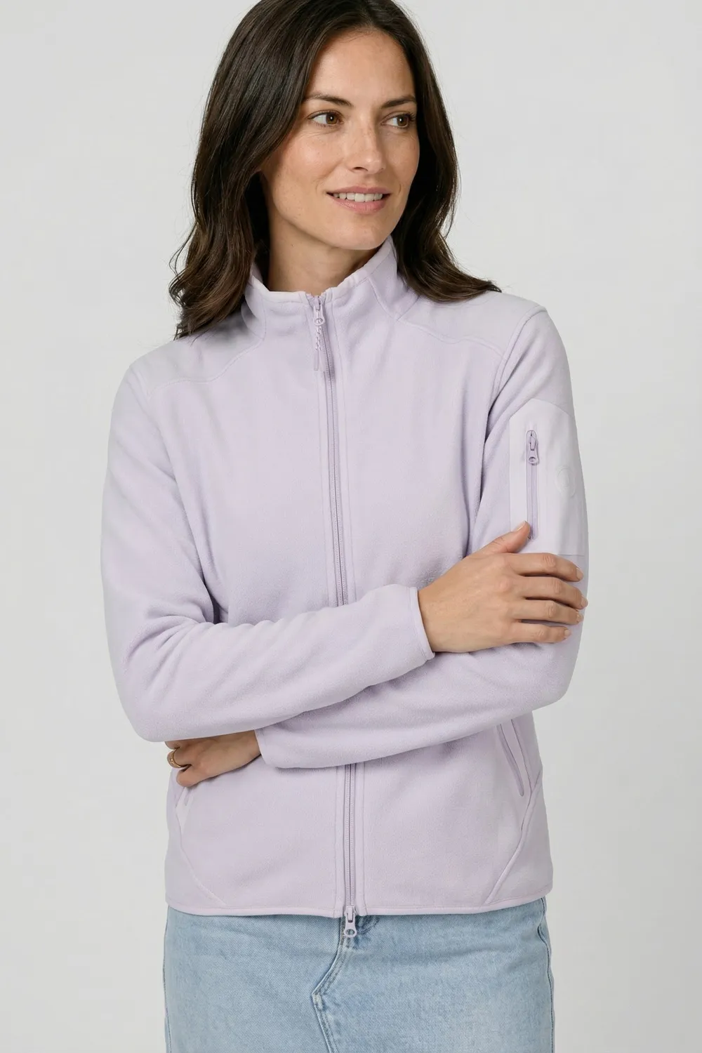 Alife & Kickin SagaAK F Fleece Sweatjacke Violett Damen