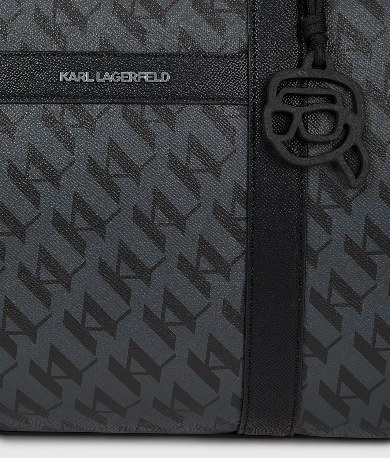 Karl Lagerfeld Ikon Monogram Weekender Tasche Herren