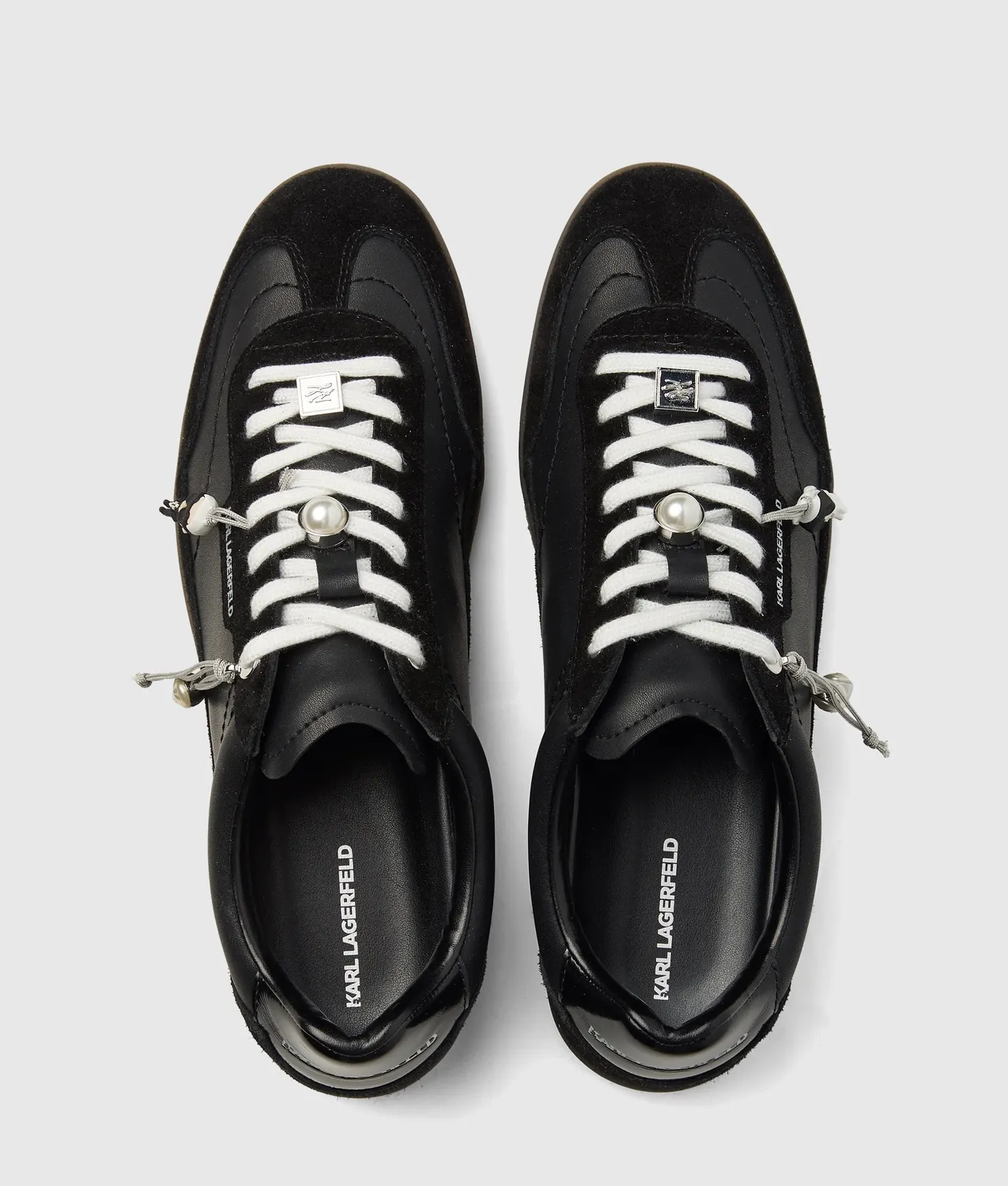 Karl Lagerfeld Kandidate Ikon Charms Sneaker Leder Gr.4-10