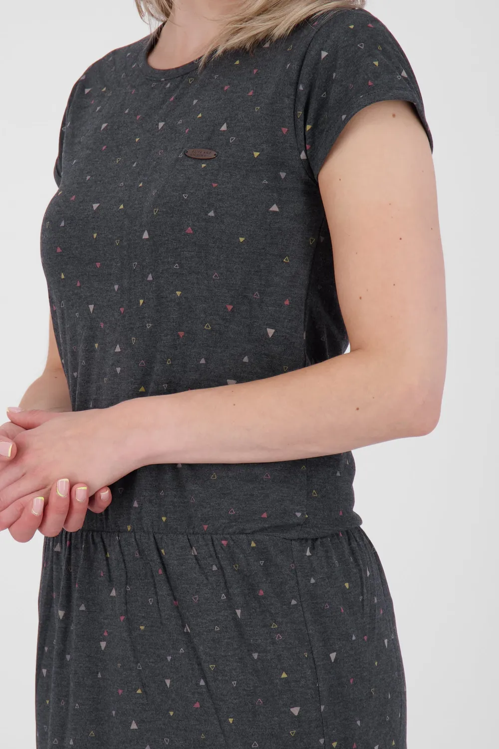 Alife & Kickin ShannaAK B Kleid Schwarz Muster Gr. S