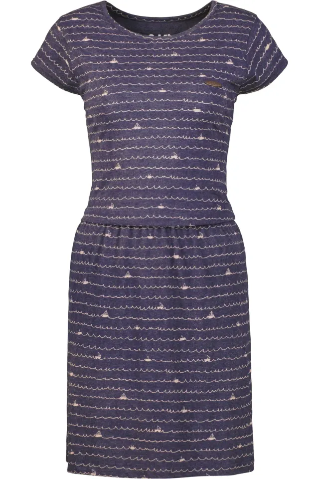 Alife & Kickin ShannaAK B Kleid kurz dunkelblau gemustert