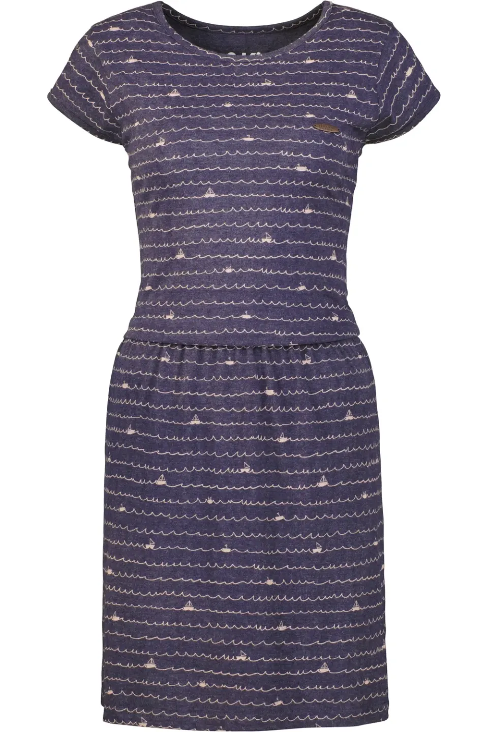 Alife & Kickin ShannaAK B Kleid kurz dunkelblau gemustert