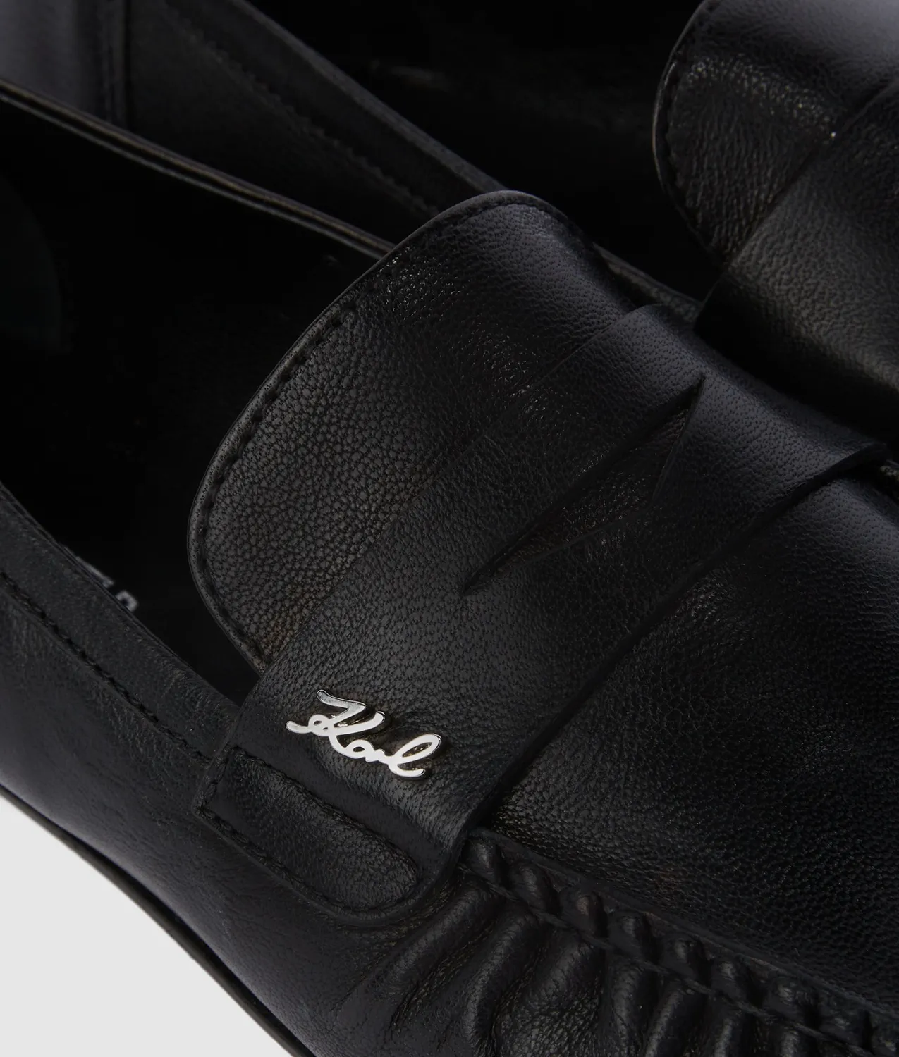 Karl Lagerfeld Eleia Loafer Leder Slip-on mit Signatur