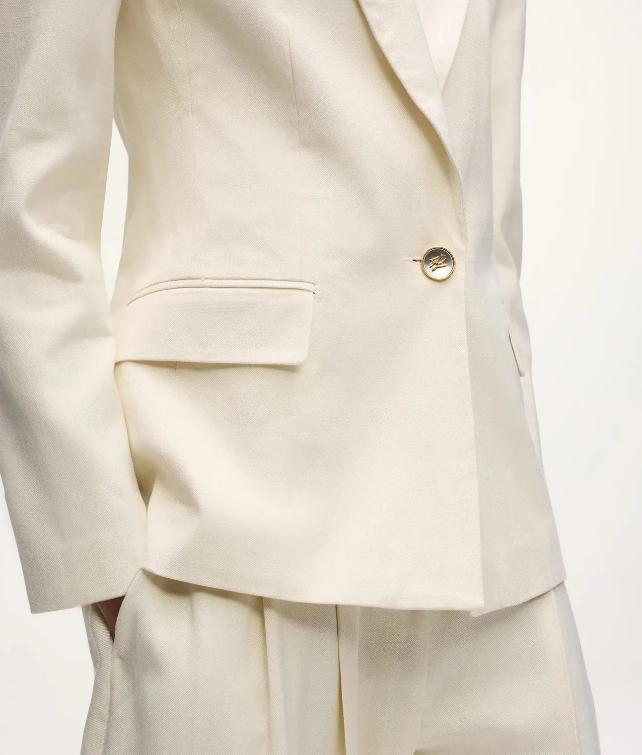 Karl Lagerfeld KL Studio Blazer Damen schwarz strukturiert