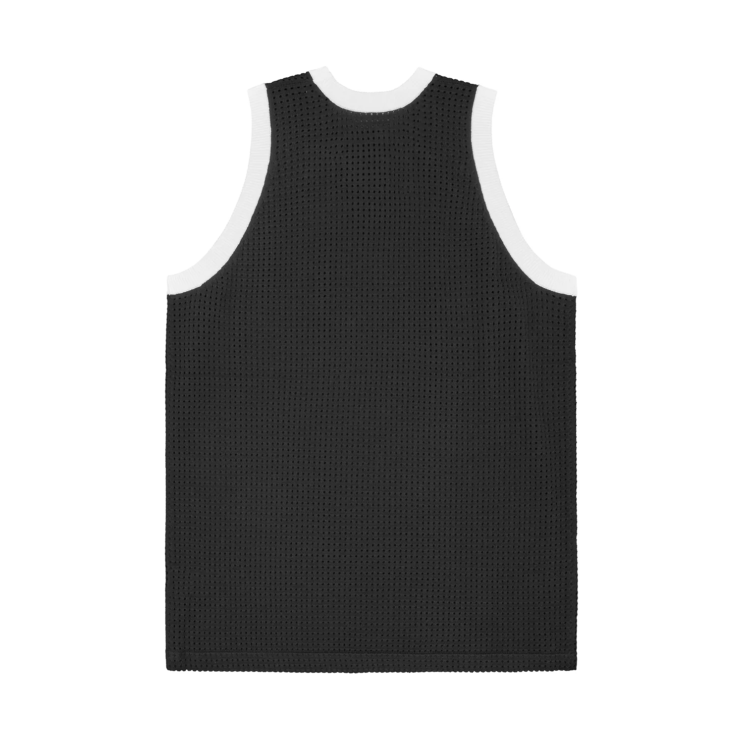 Corteiz Vice Mesh Knit Weste Schwarz Baumwolle