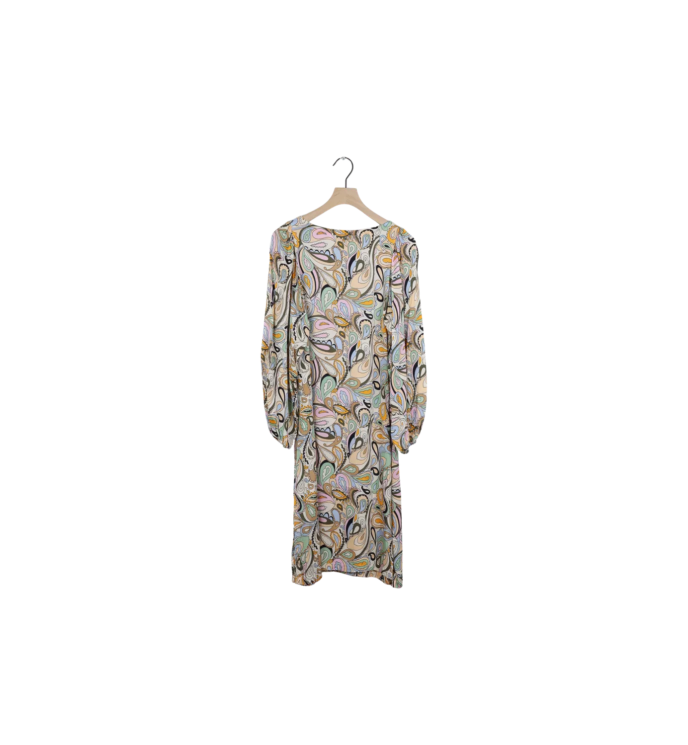 Mos Mosh MMRosaleen Arzu Kleid Smoke Green XS Paisley