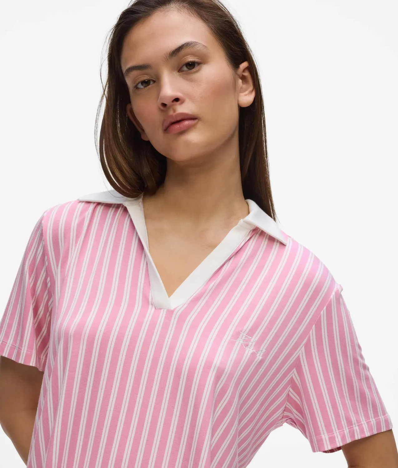 Karl Lagerfeld Signature Pyjama Set Streifen