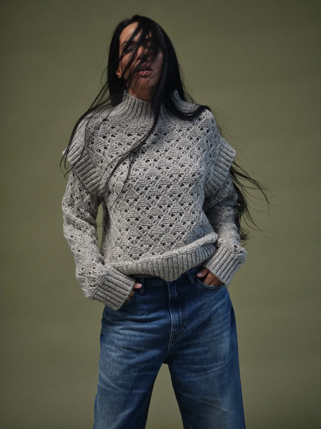 Mos Mosh MMHTrivial Flo Strickpullover meliert