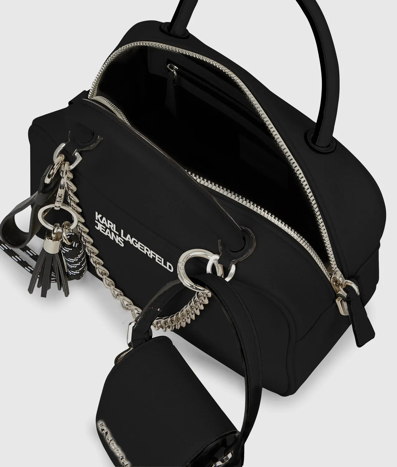 Karl Lagerfeld KL Jeans Charms Crossbody Bag Top-Handle