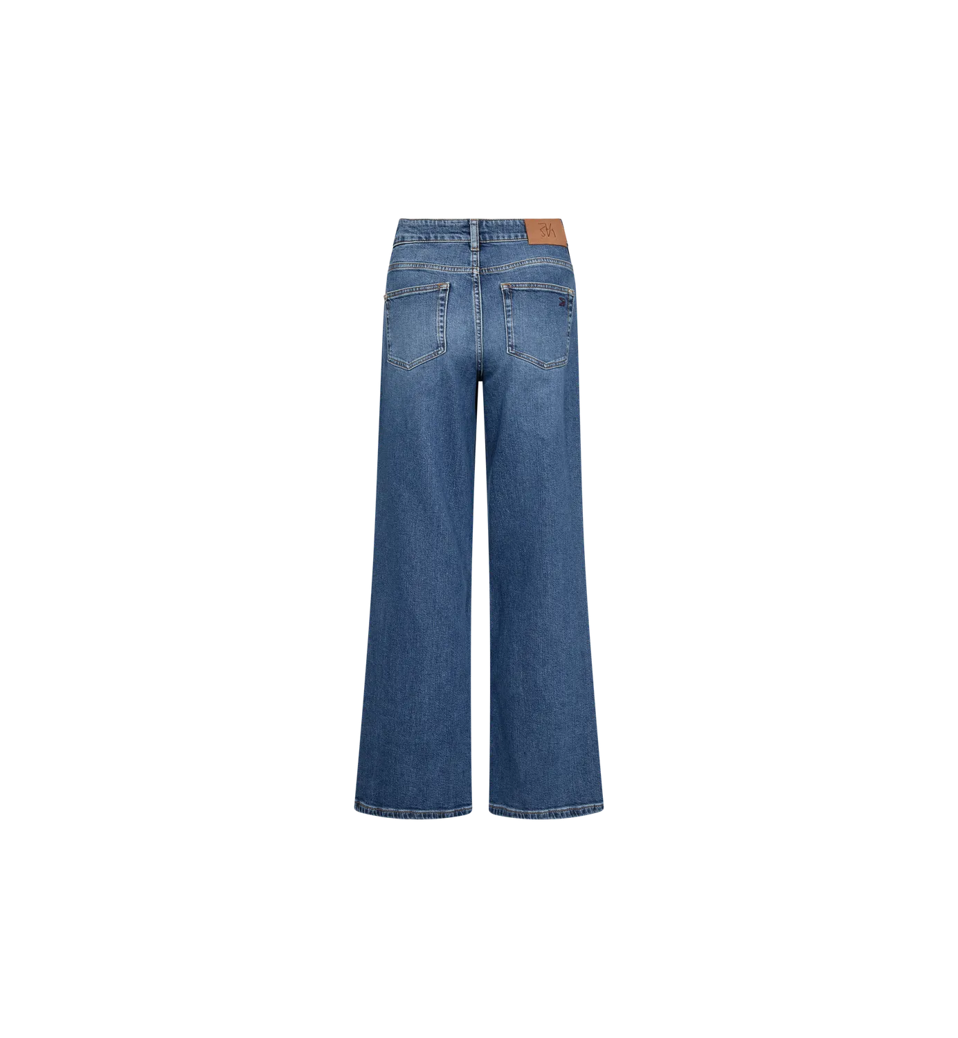 Mos Mosh MMDara Authentic Jeans Blue Wide Leg High Waist