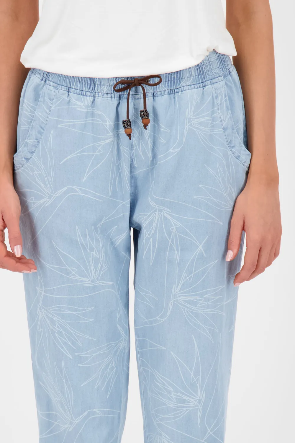 Alife & Kickin AliciaAK DNM B Joggpants Hellblau Damen
