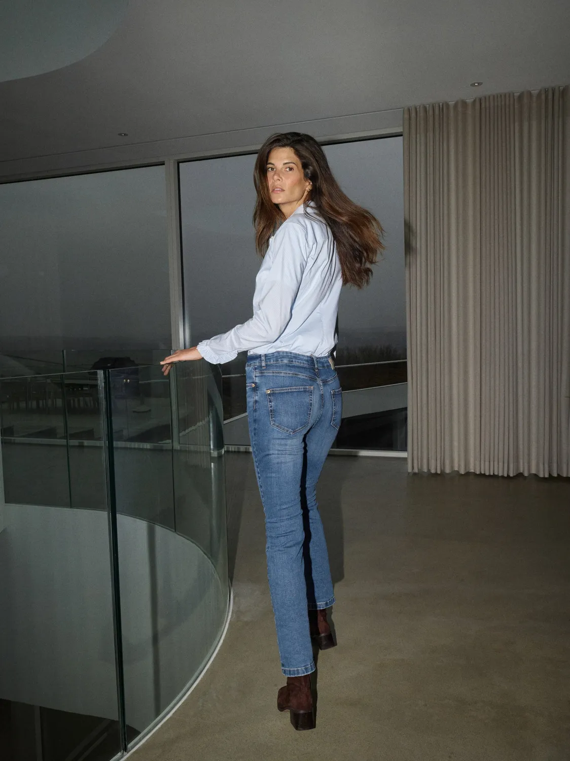 Mos Mosh MMAshley Imera Jeans Vintage Blue Bootcut