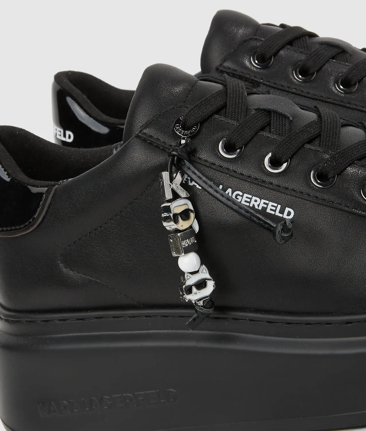 Karl Lagerfeld Anakapri Charm Sneakers Keil Leder