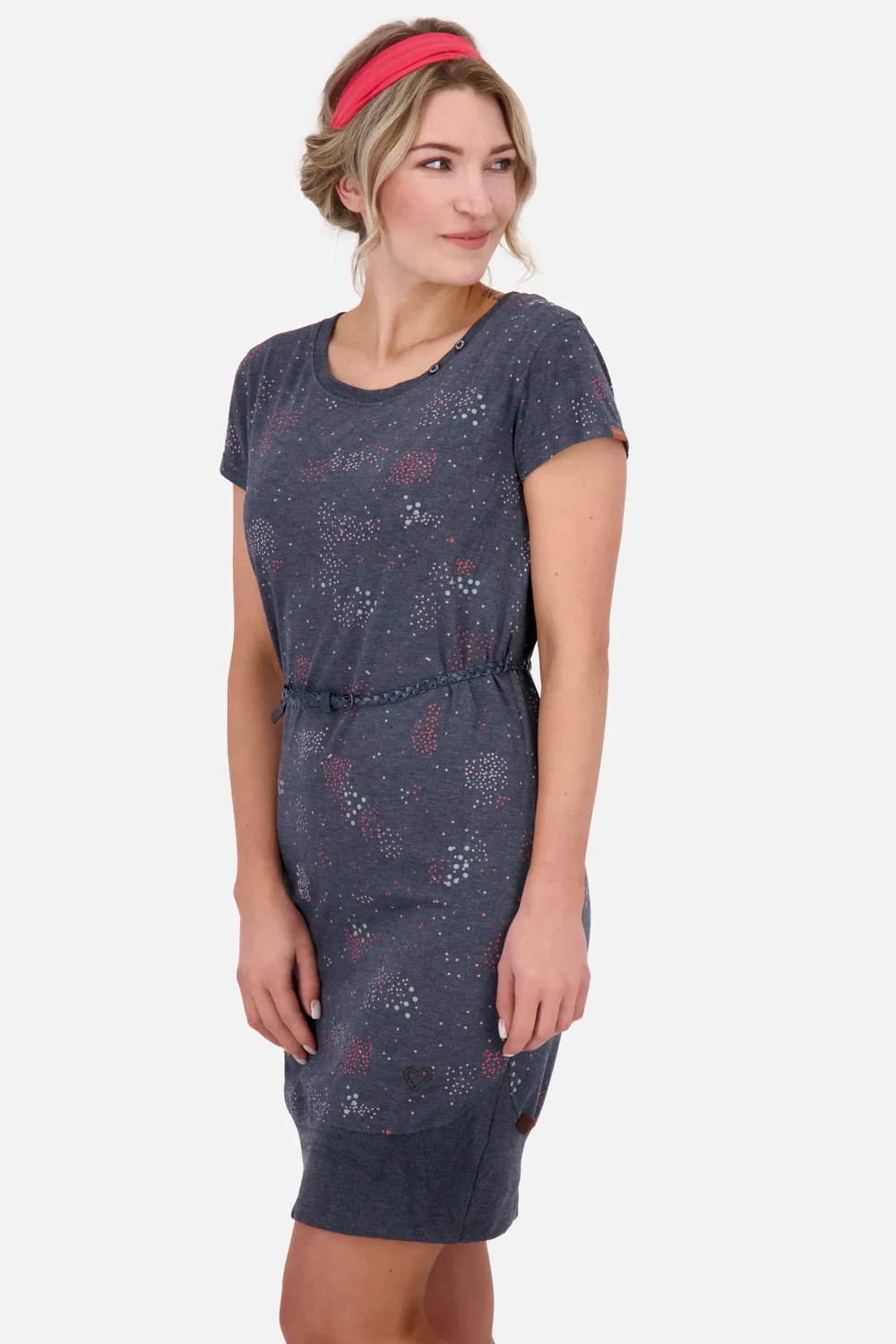 Alife & Kickin ColetteAK B Kleid dunkelblau gemustert