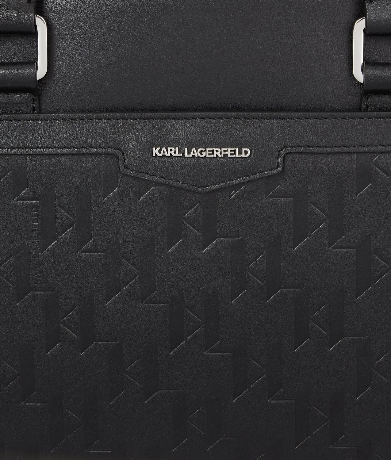 Karl Lagerfeld K/Loom Aktentasche Leder Monogramm