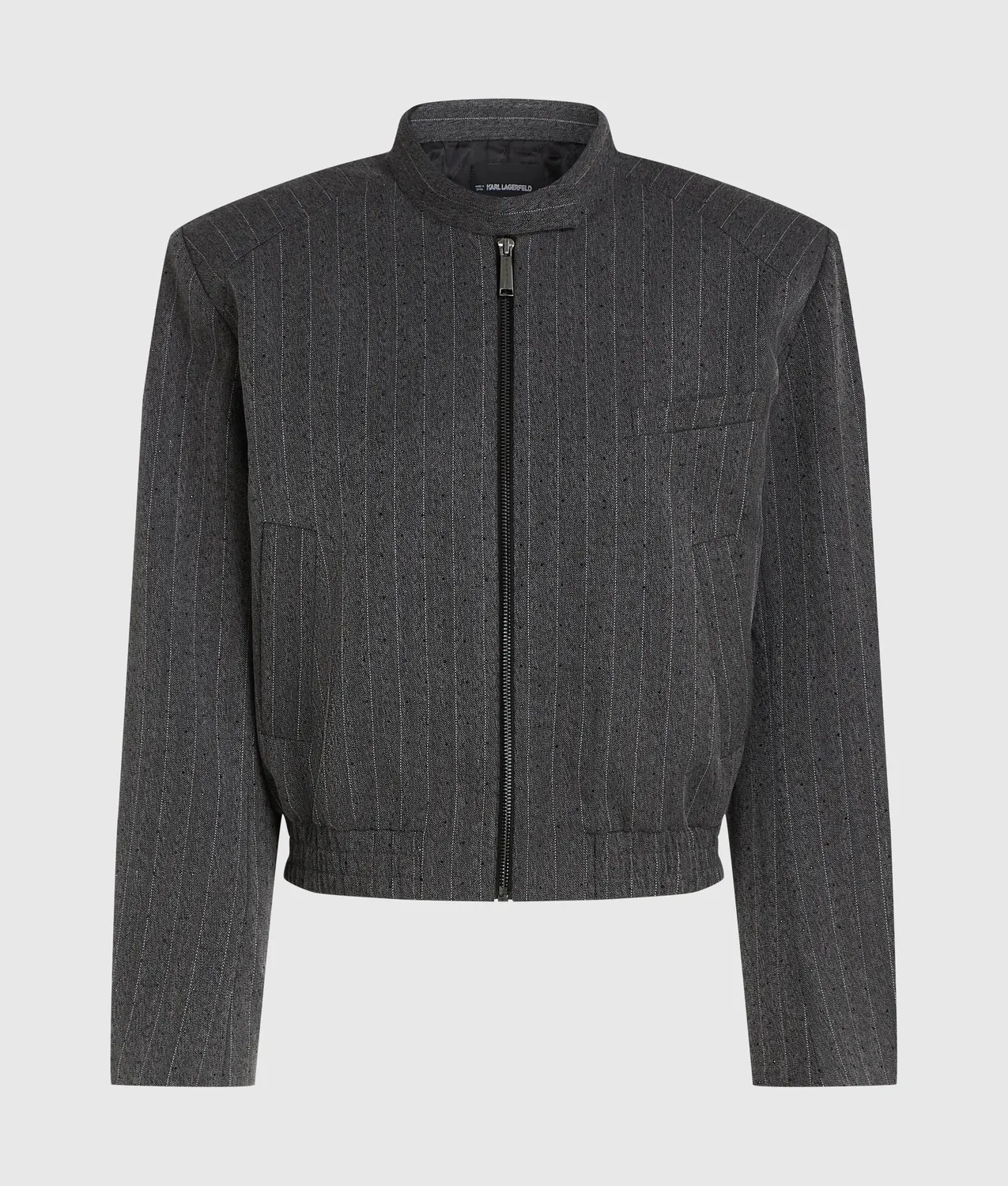 Karl Lagerfeld Bomberjacke Pinstripe Strass XS-XL