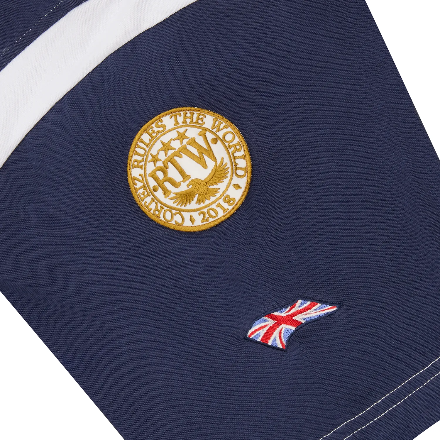 Corteiz Alpine Poloshirt RSLM Navy Baumwolle