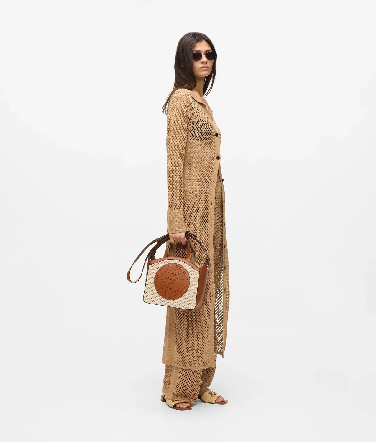 Karl Lagerfeld K-Circle Mesh Tote Bag Damen klein Crossbody