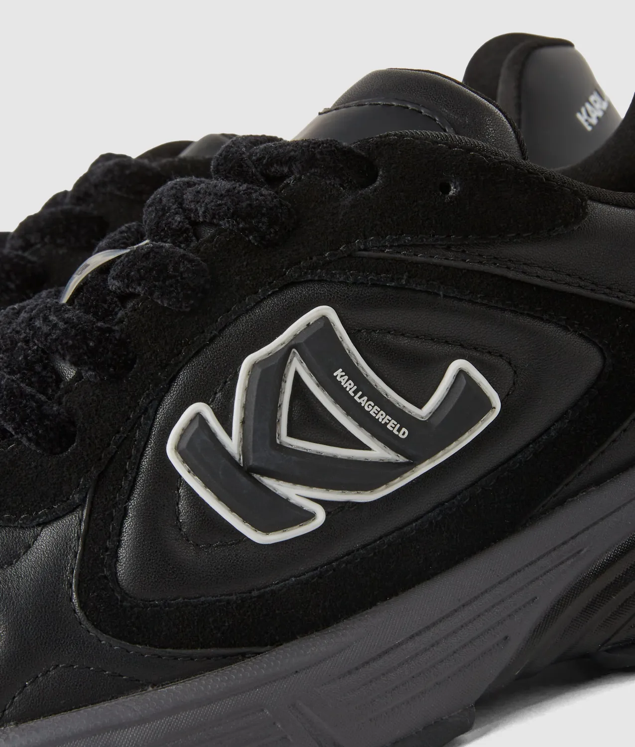 Karl Lagerfeld Orion Monogram Sneaker Leder Schnürer Herren