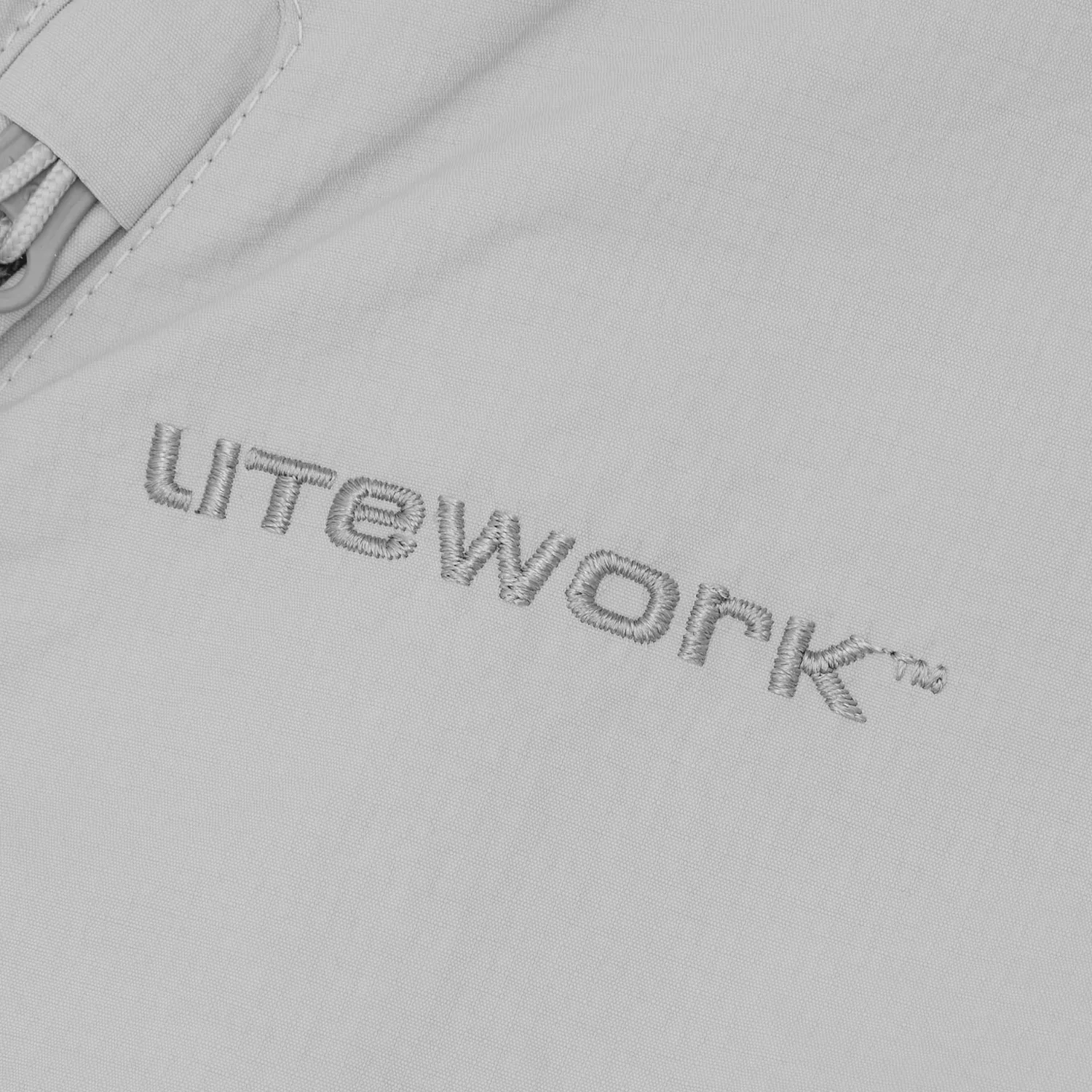 Corteiz Litework Quattro Jacke Grau Nylon