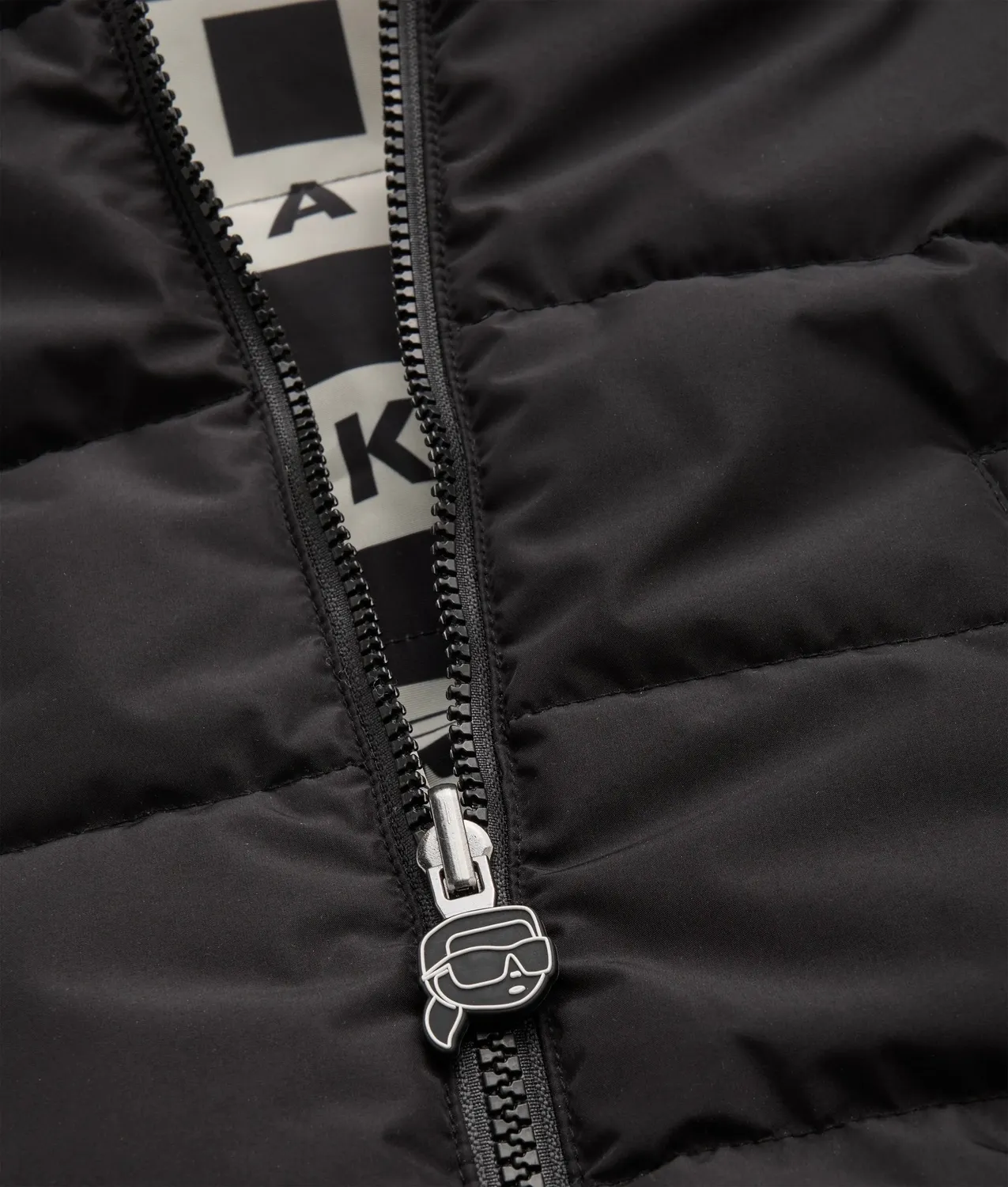 Karl Lagerfeld Puffer Wendejacke Jungen 4Y gemustert