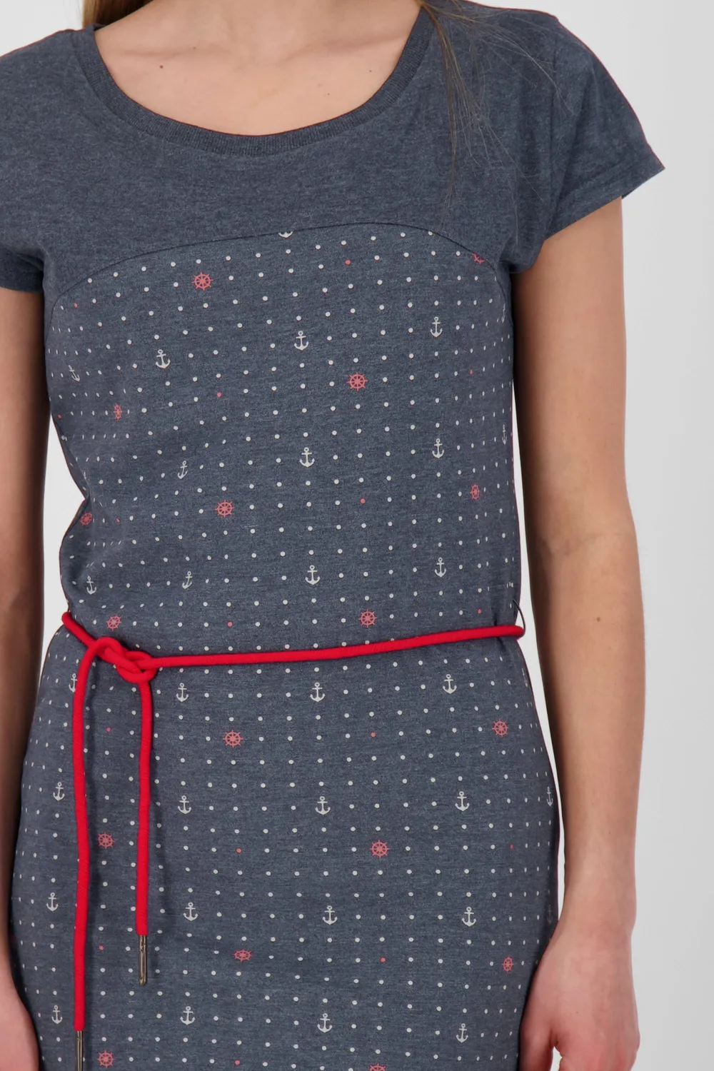 Alife & Kickin ClarissaAK B T-Shirtkleid Dunkelblau Damen