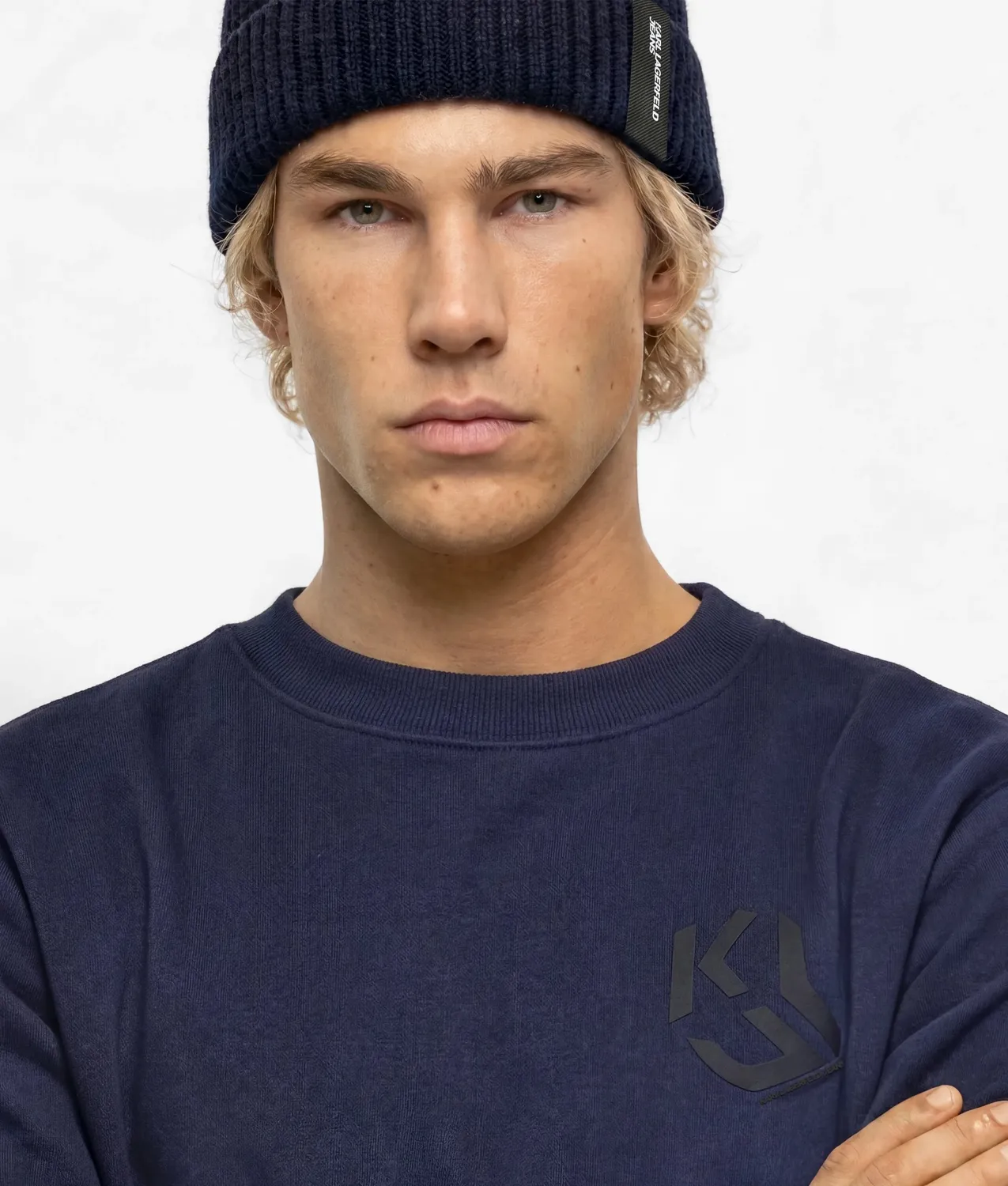 Karl Lagerfeld KL Jeans Monogram Patch Sweatshirt