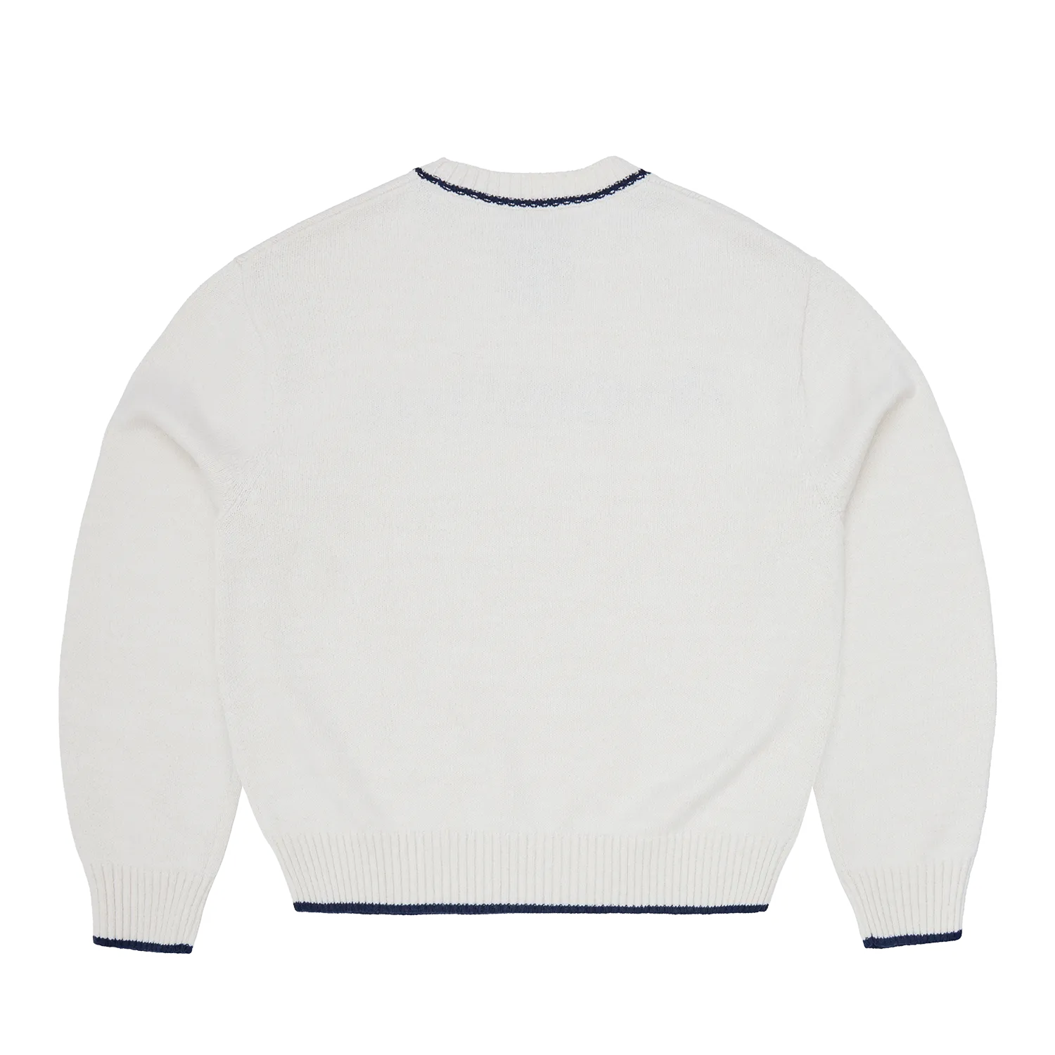 Corteiz RSLM Knit Crewneck Cream Baumwollstrick