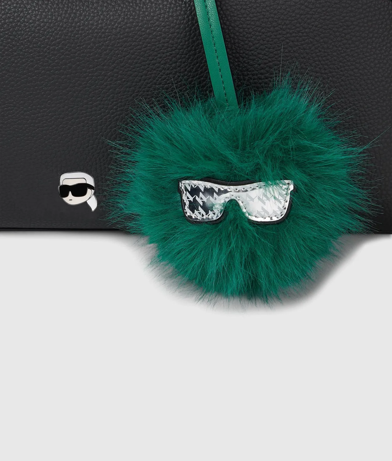 Karl Lagerfeld Ikon Pebble Umhängetasche One Size mit Charm