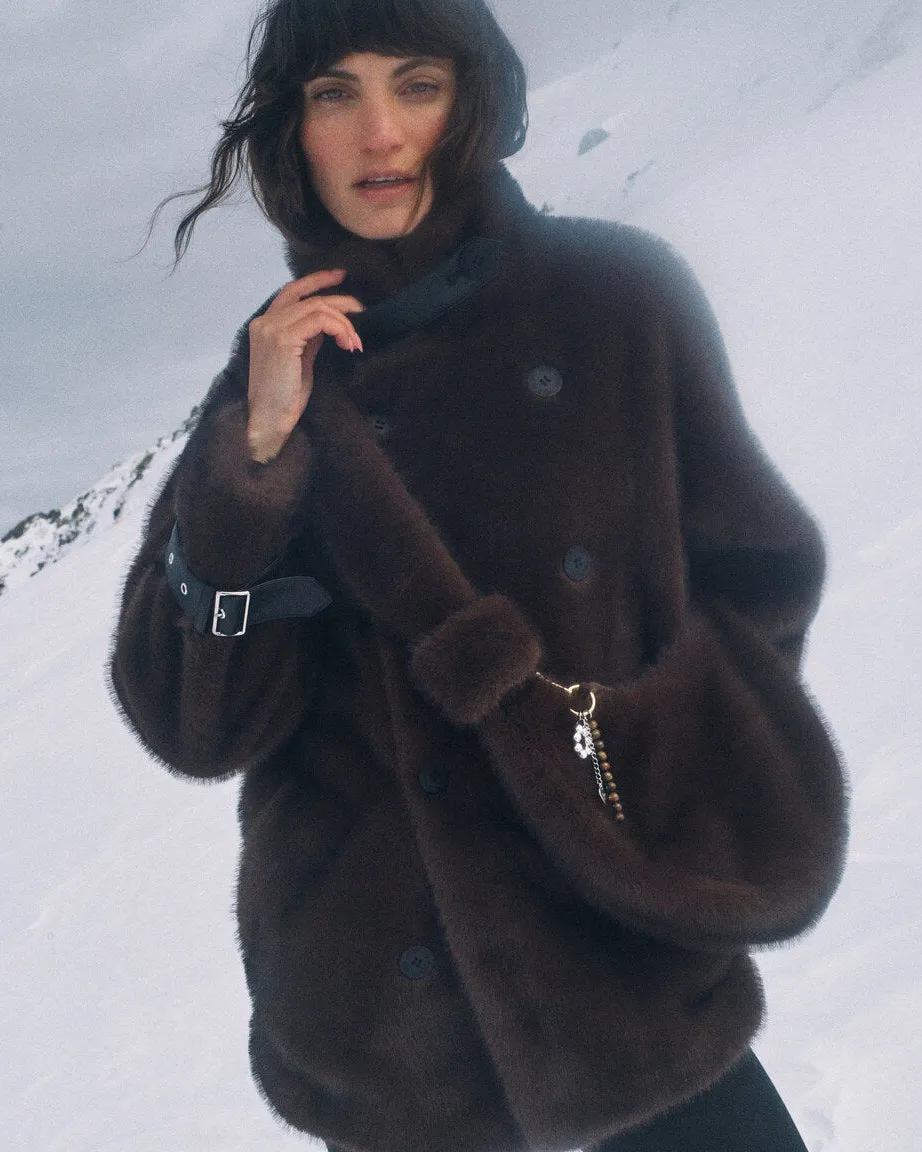 Mos Mosh Nanette Kunstfell Jacke Relaxed