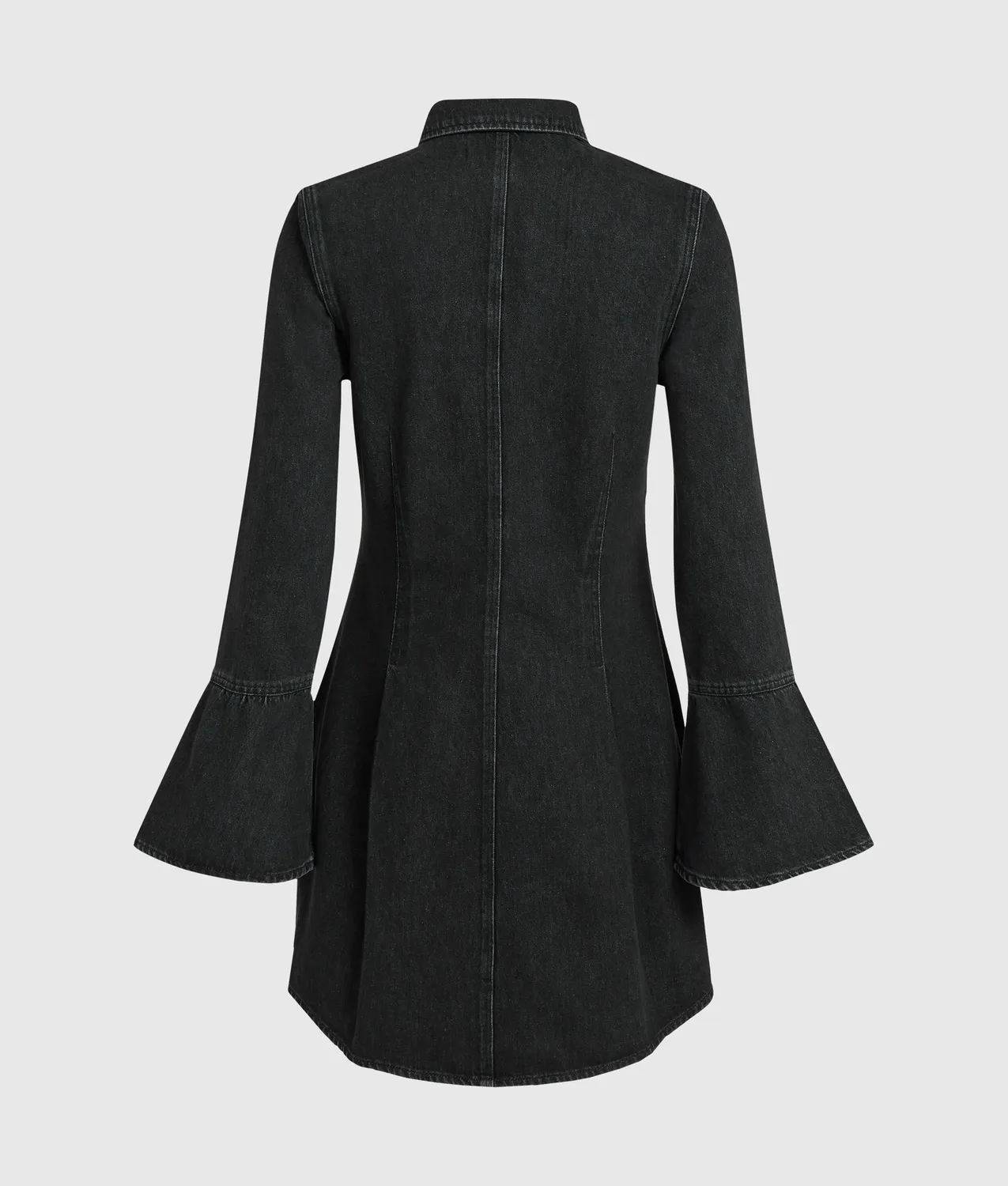 Karl Lagerfeld KL Jeans Denim Kleid XS-XL Trompetenärmel