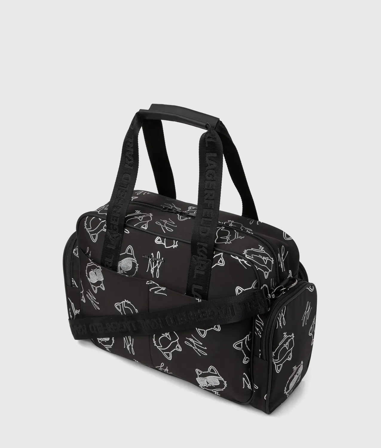 Karl Lagerfeld Ikon Choupette Wickeltasche Baby Zip-Top Gross