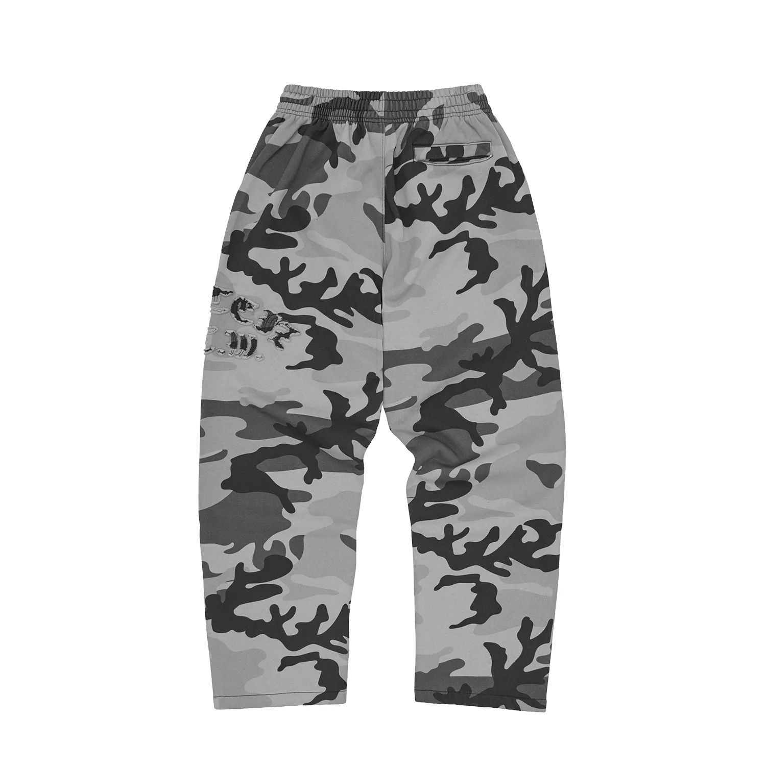 Corteiz Diplomatic Open Hem Sweatpant Jogginghose Washed Camo Baggy