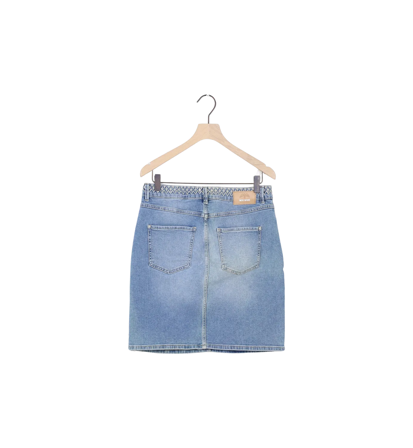 Mos Mosh MMVicky Olin Rock Blue Jeansrock Stickerei