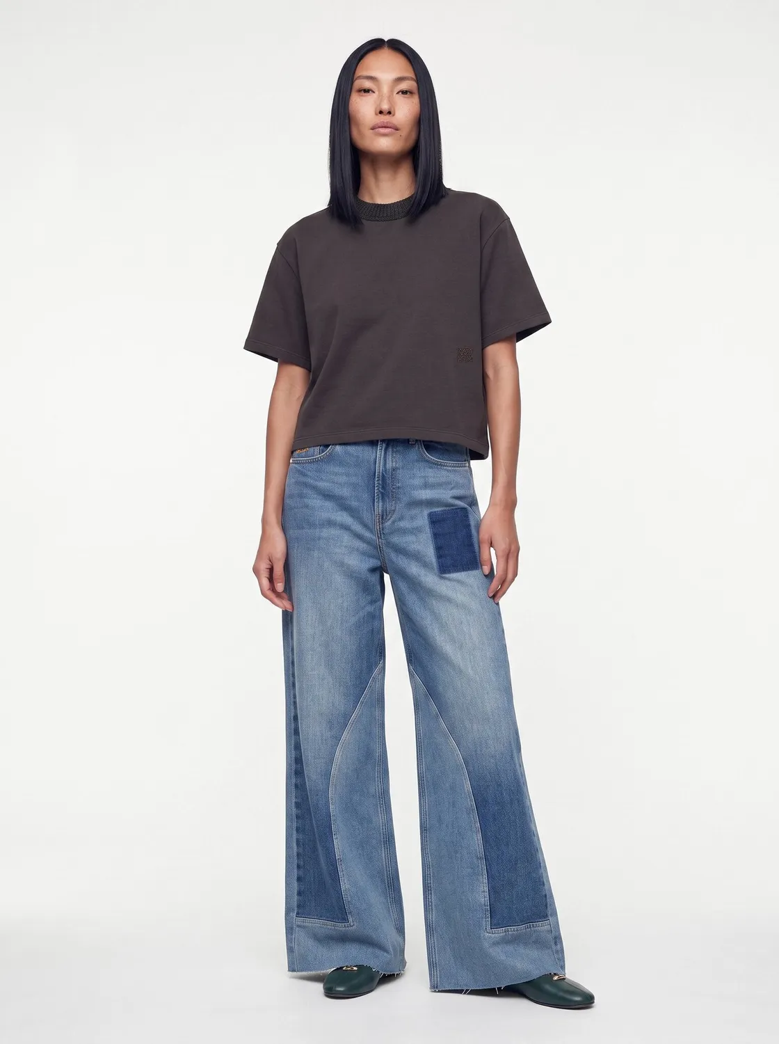 Mos Mosh MMHAim Perfect T-Shirt 3/4-Arm Loose Baumwolle