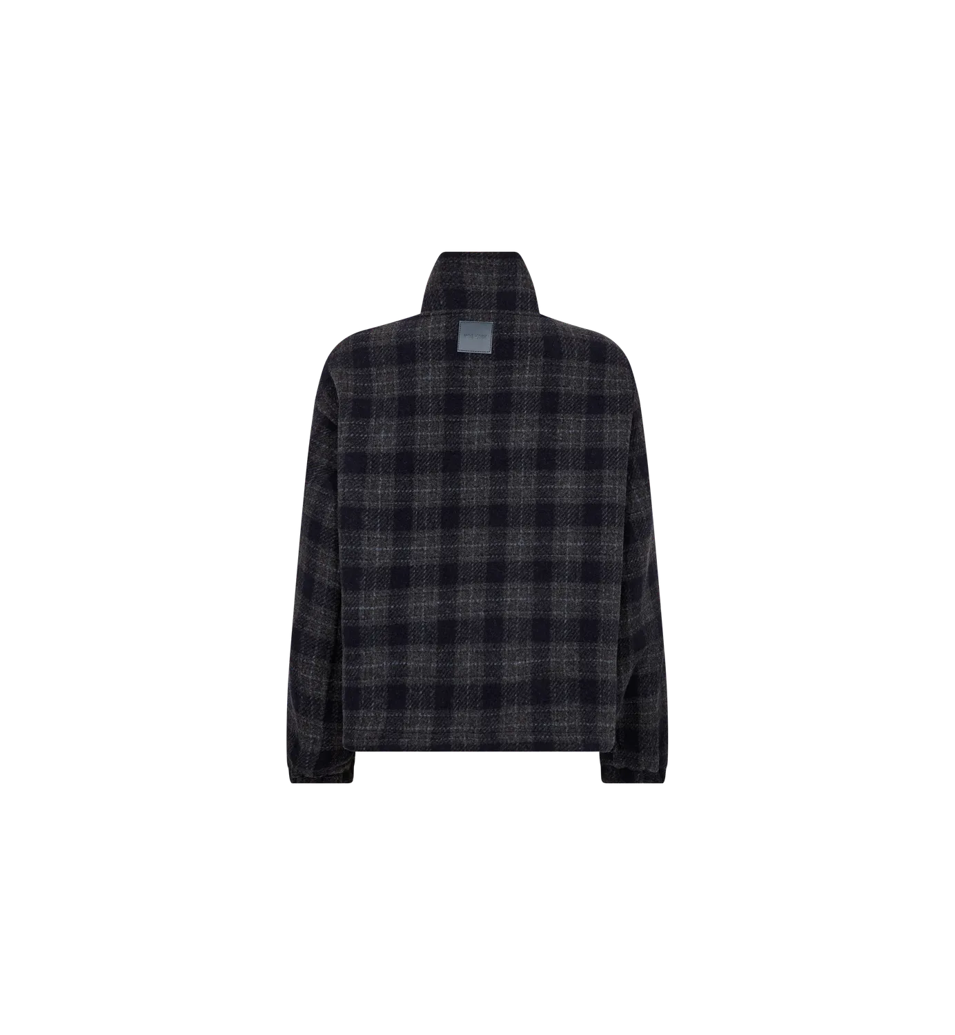 Mos Mosh MMCamille Check Bomberjacke Karo Navy Oversize