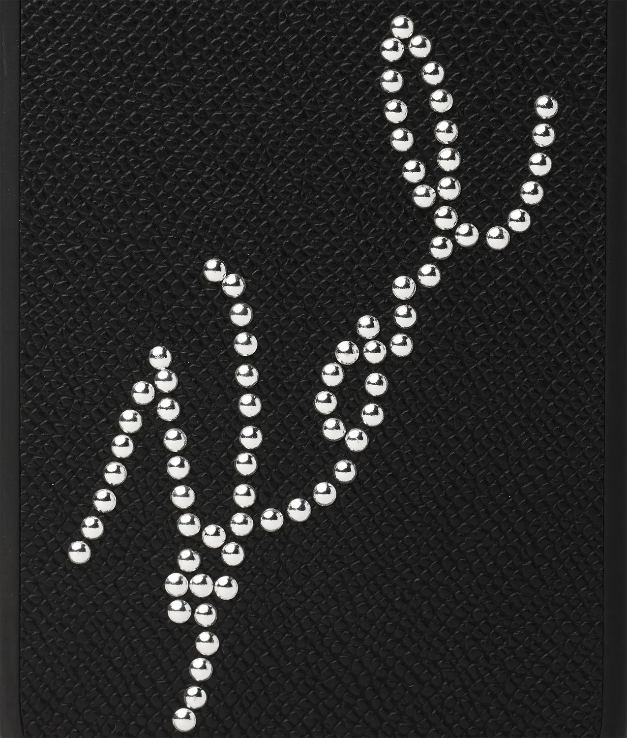 Karl Lagerfeld Signature Studs iPhone 17 Pro Max Hülle Leder