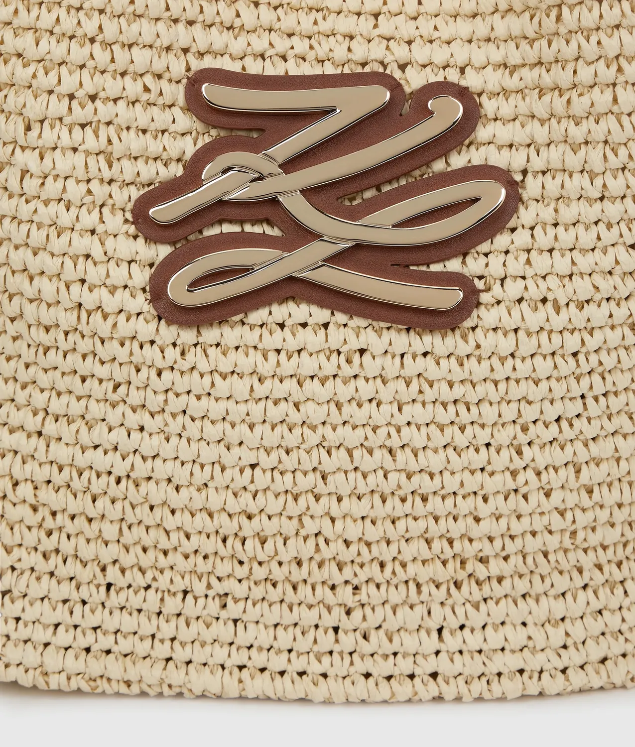 Karl Lagerfeld K/Autograph Crochet Hobo Bag Strand