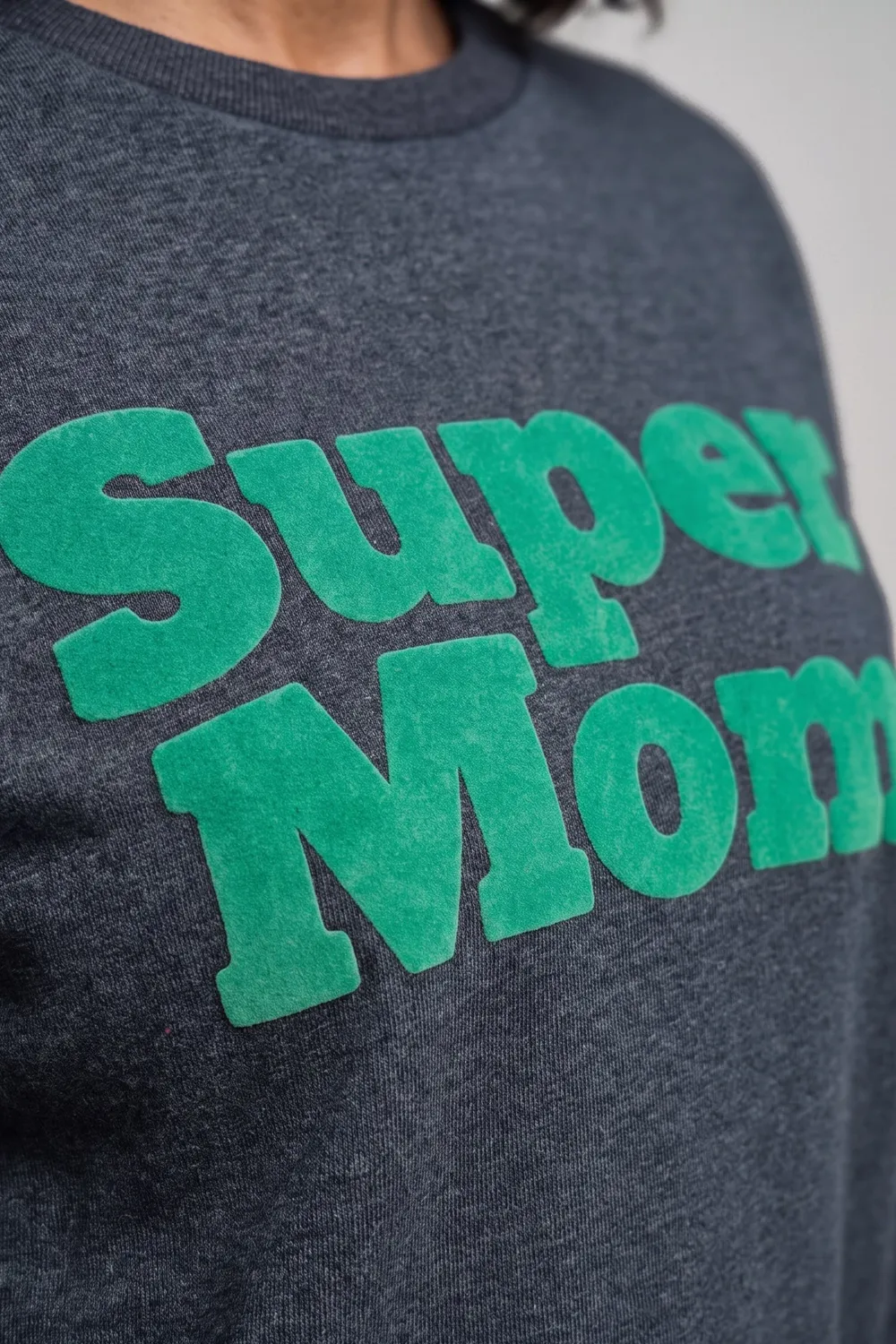 Alife & Kickin ElsaAK P Sweatshirt Super Mom Dunkelblau