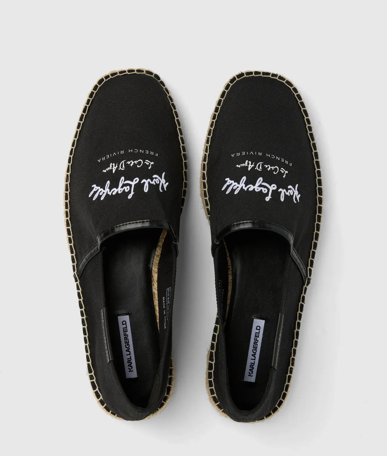 Karl Lagerfeld Kamino Riviera Espadrilles Canvas Slip-on