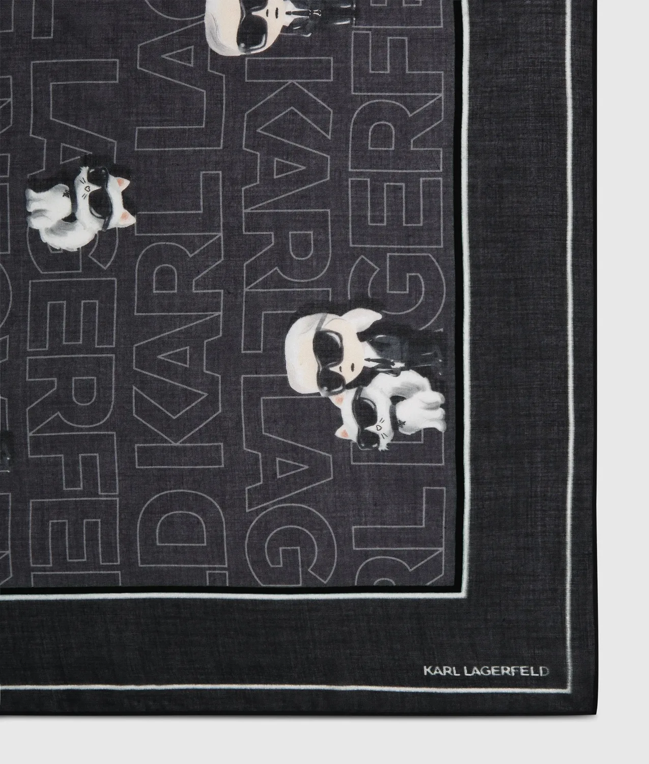 Karl Lagerfeld Ikon Modal-Tuch Choupette One Size