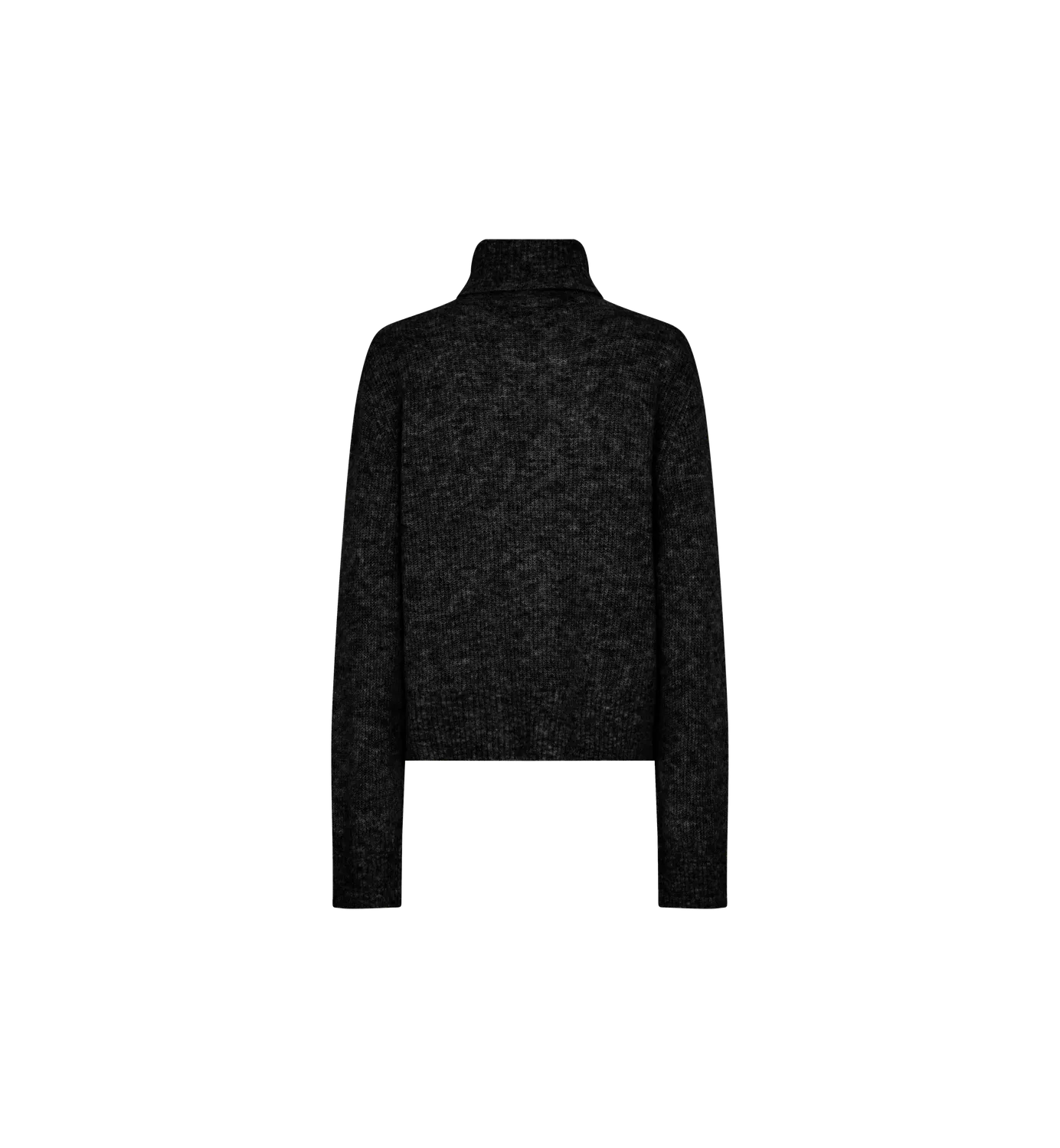 Mos Mosh Aidy Thora Rollkragenpullover Schwarz Regular