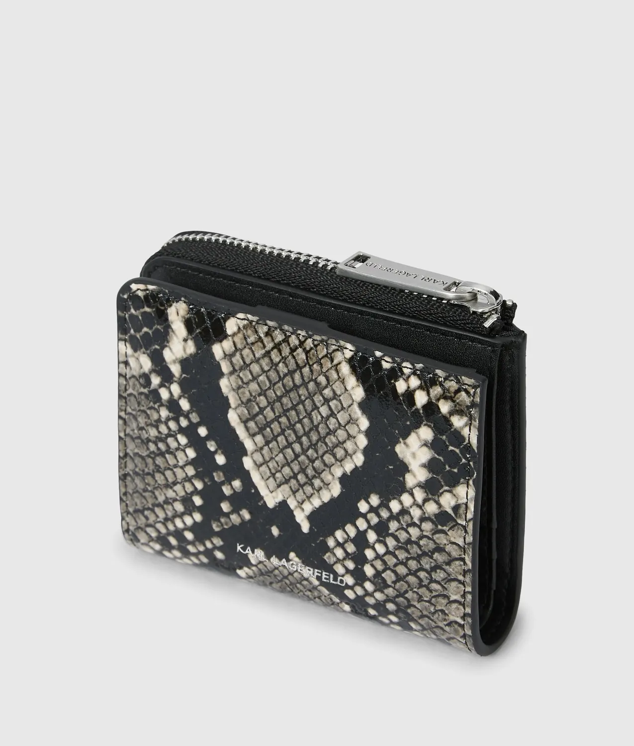 Karl Lagerfeld K/Signature Python Geldbörse Small