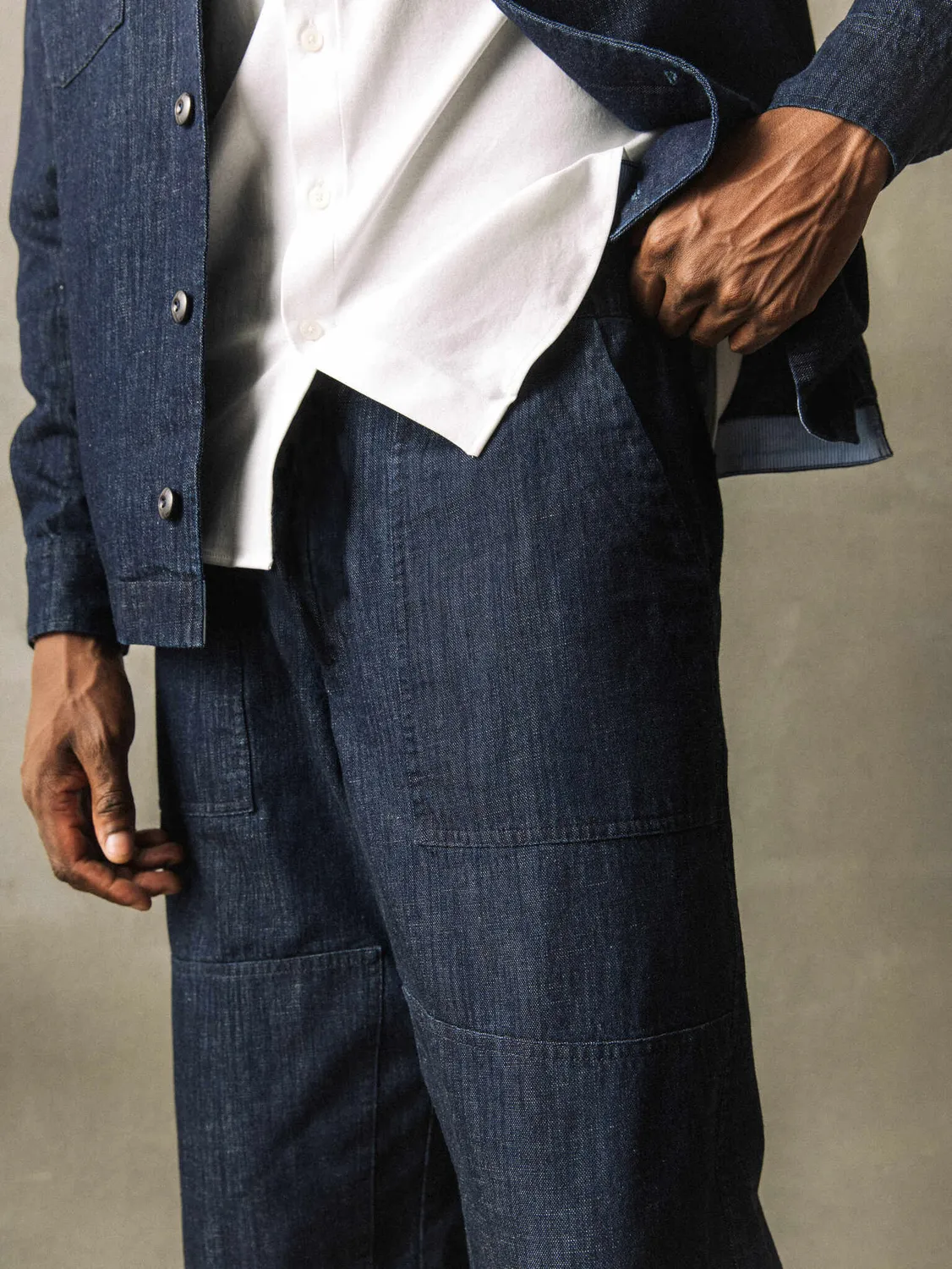 Mos Mosh MM Luca Chambray Hose Regular