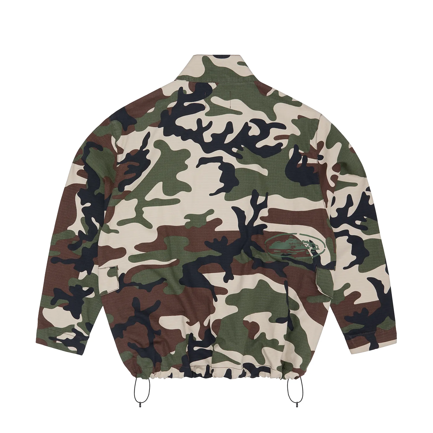 Corteiz Guerillaz Field Jacket Jacke Woodland Camo Ripstop