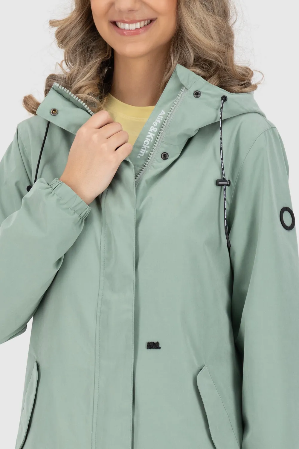 Alife & Kickin FrizziAK A Parka Hellgrün wasserabweisend