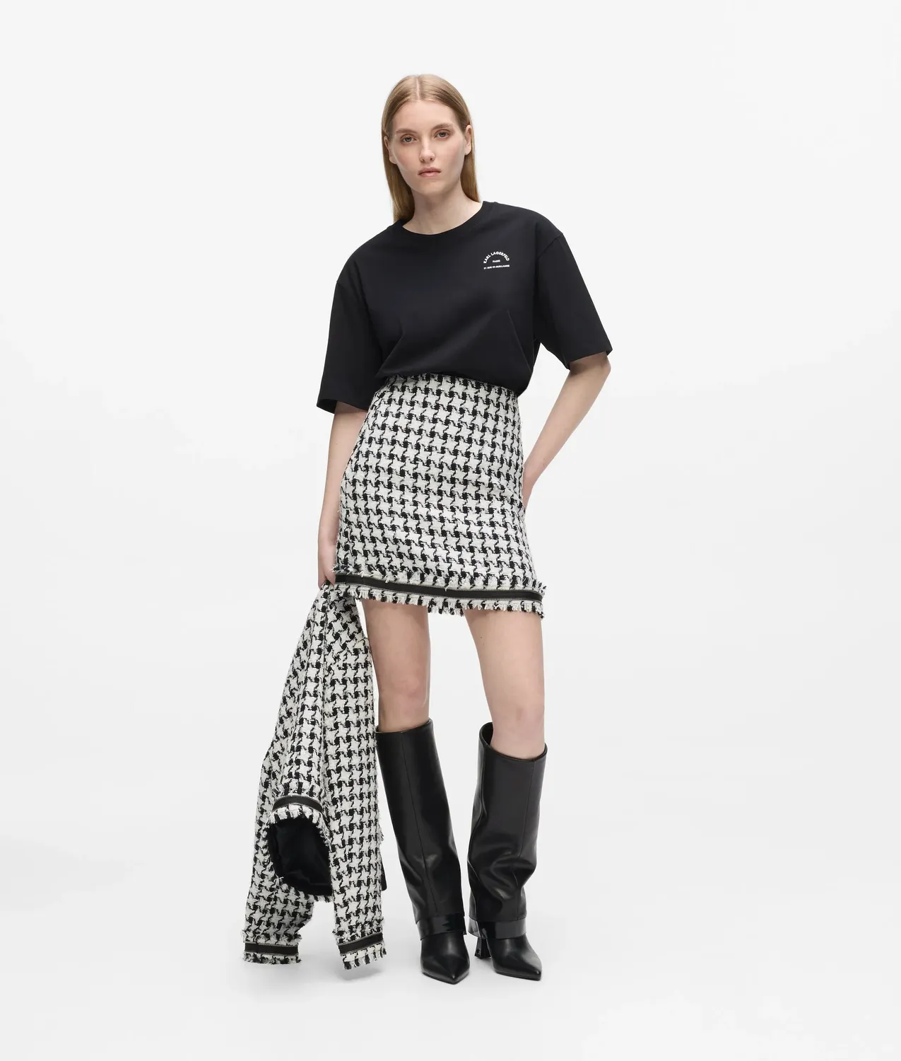 Karl Lagerfeld Rue St-Guillaume T-Shirt Oversize Bio