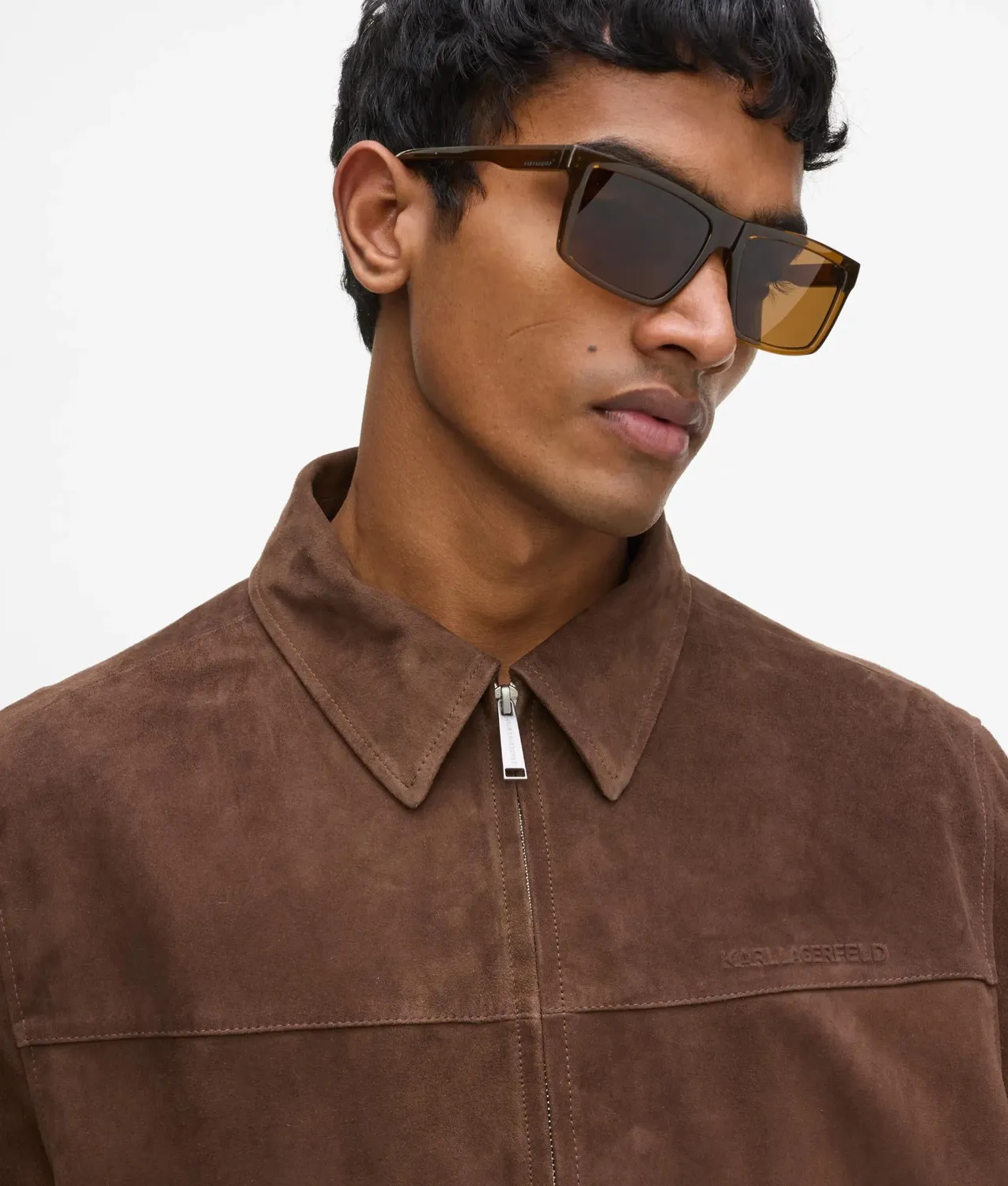 Karl Lagerfeld Exclusive Wildlederjacke Reiverschluss