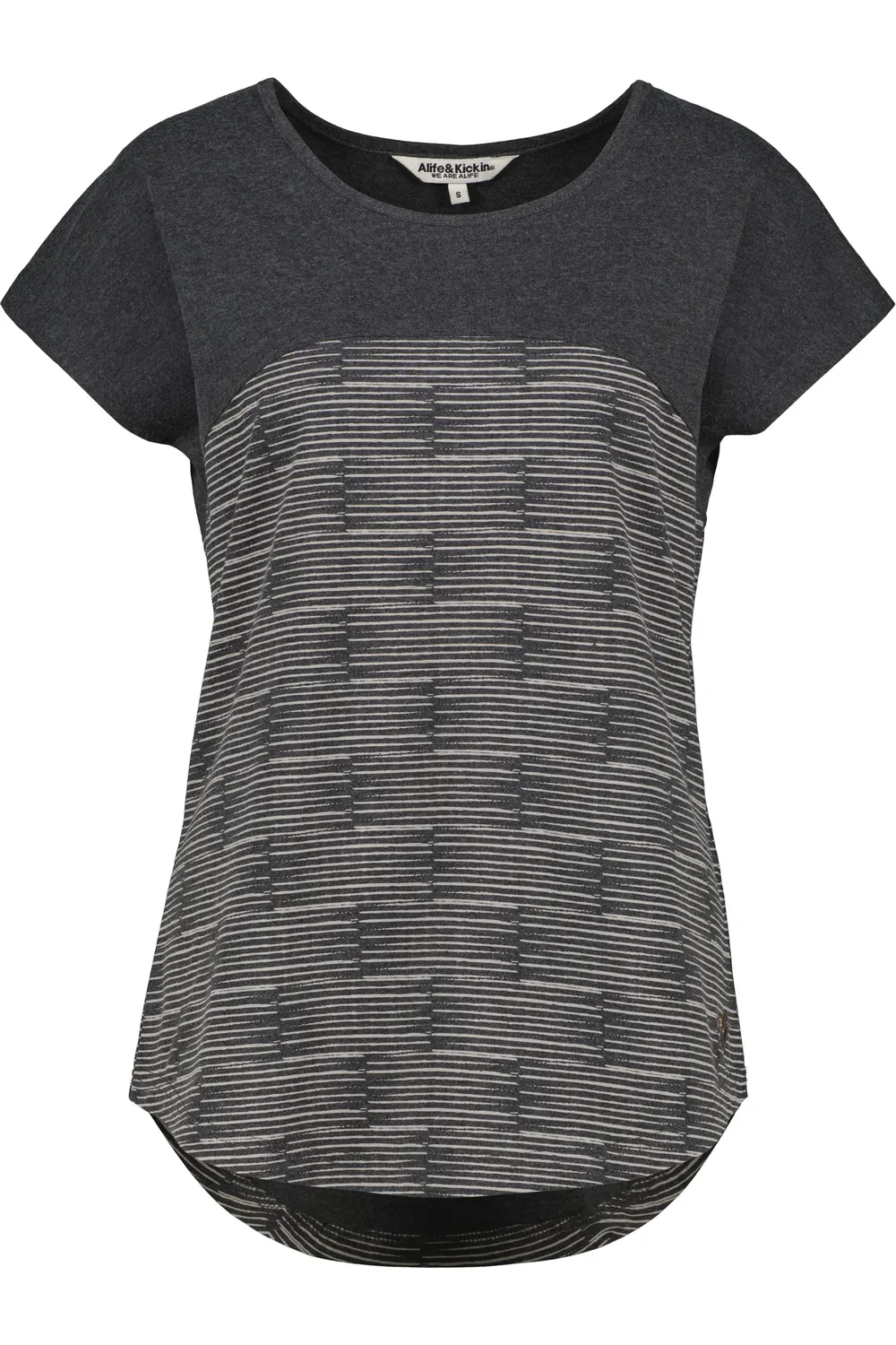 Alife & Kickin FridaAK B T-Shirt Schwarz Baumwolle